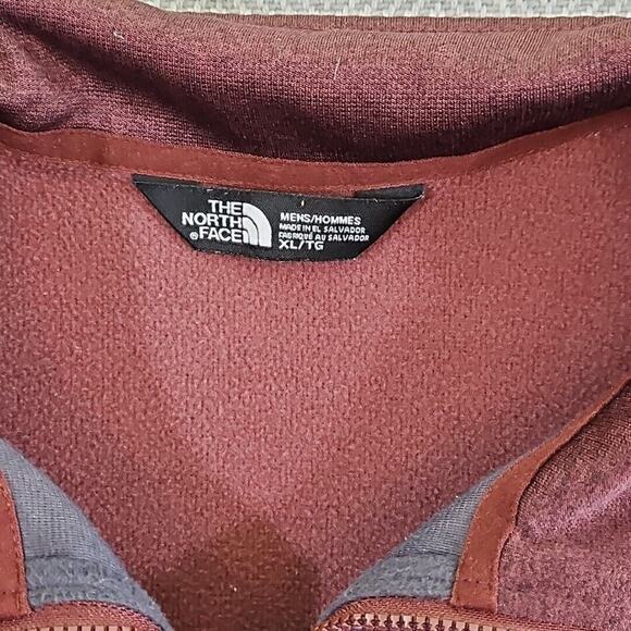 The North Face Men's Full Zip Fleece Performance Jacket Size XL/TG Brown - Picture 4 of 14